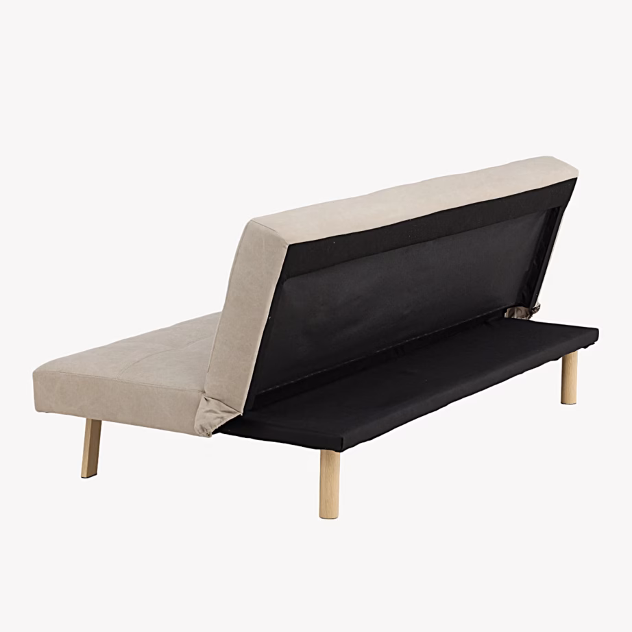 Beež diivanvoodi Bodil puiduimitatsiooniga terasraamiga, 62309-102 – 5