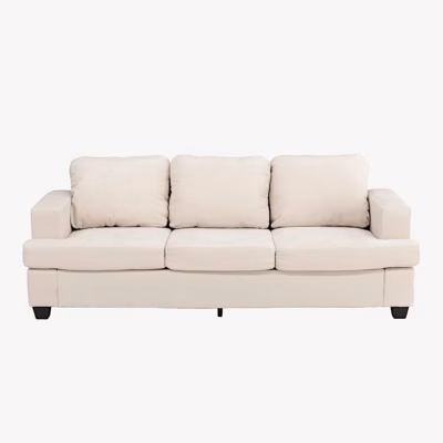 Sani 3-kohaline hallikasbeež chenille-diivan - 62316-125