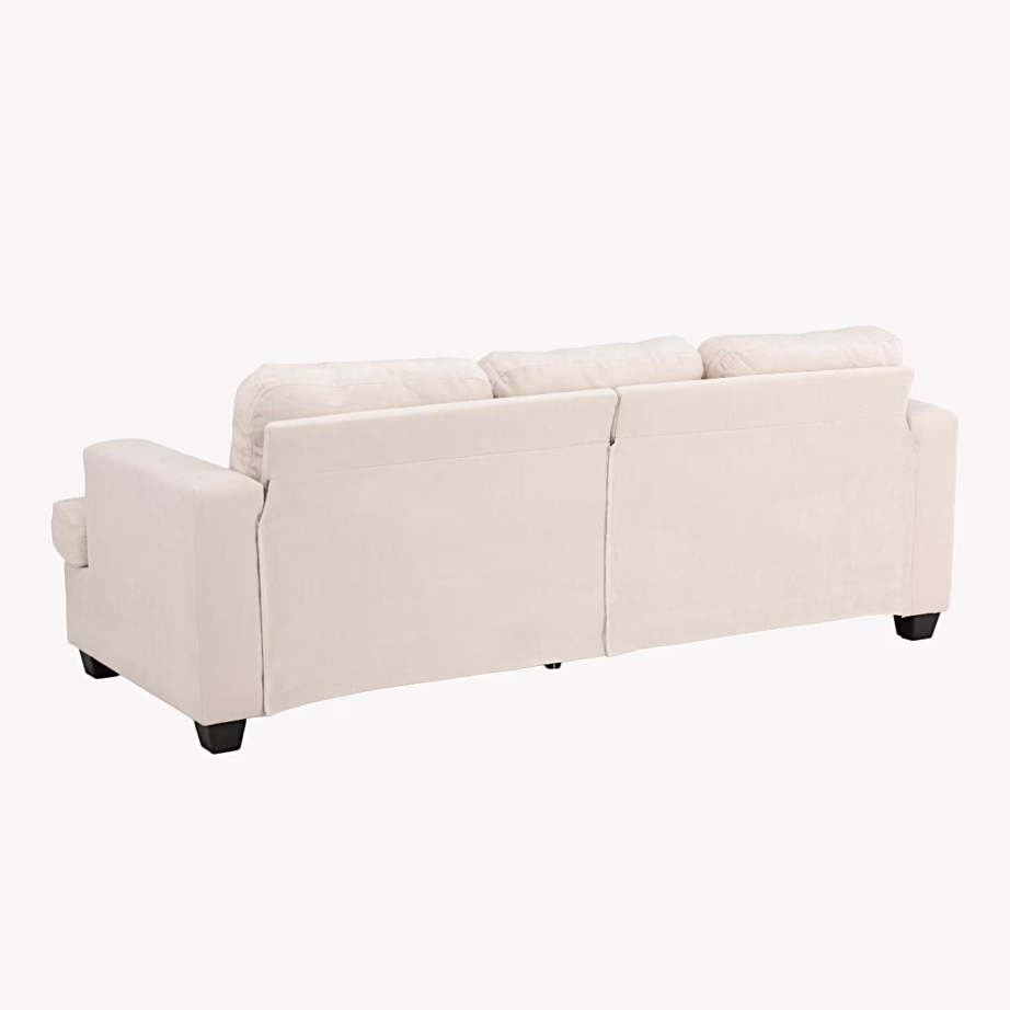 Sani 3-kohaline hallikasbeež chenille-diivan, 62316-125 – 6