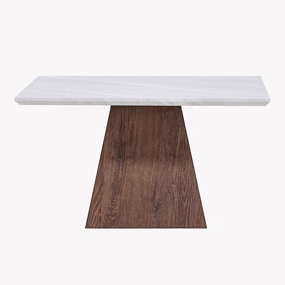 Cael ruudukujuline diivanilaud, helehall plaat ja mokka jalg, 62329-490