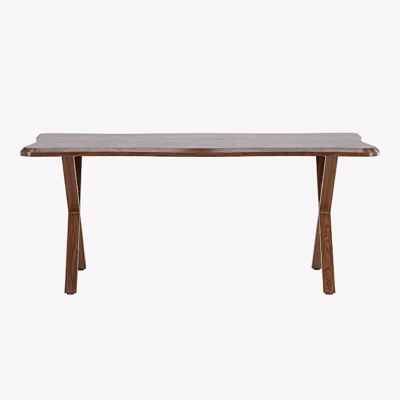 Ristkülikukujuline pähklivärvi söögilaud Fiona 180x90 cm - 62338-444