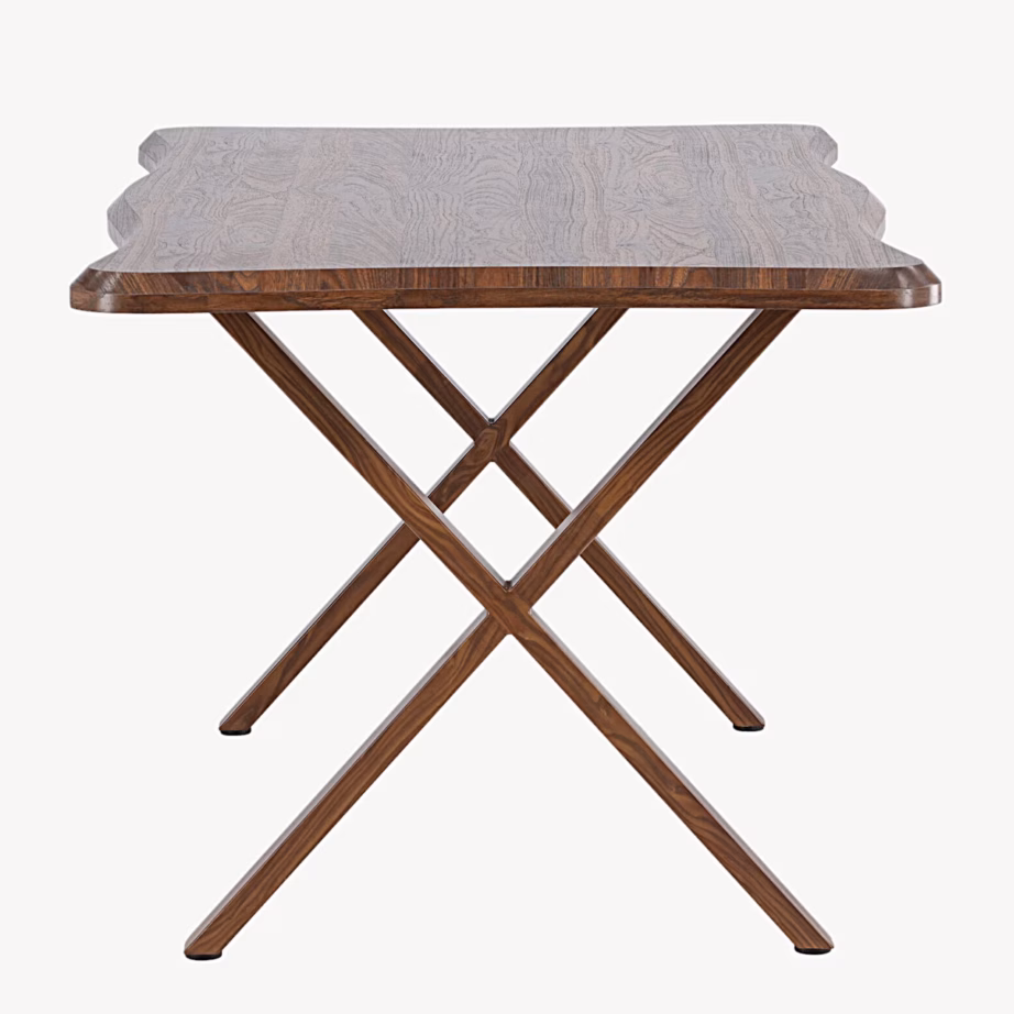 Ristkülikukujuline pähklivärvi söögilaud Fiona 180×90 cm, 62338-444 – 4