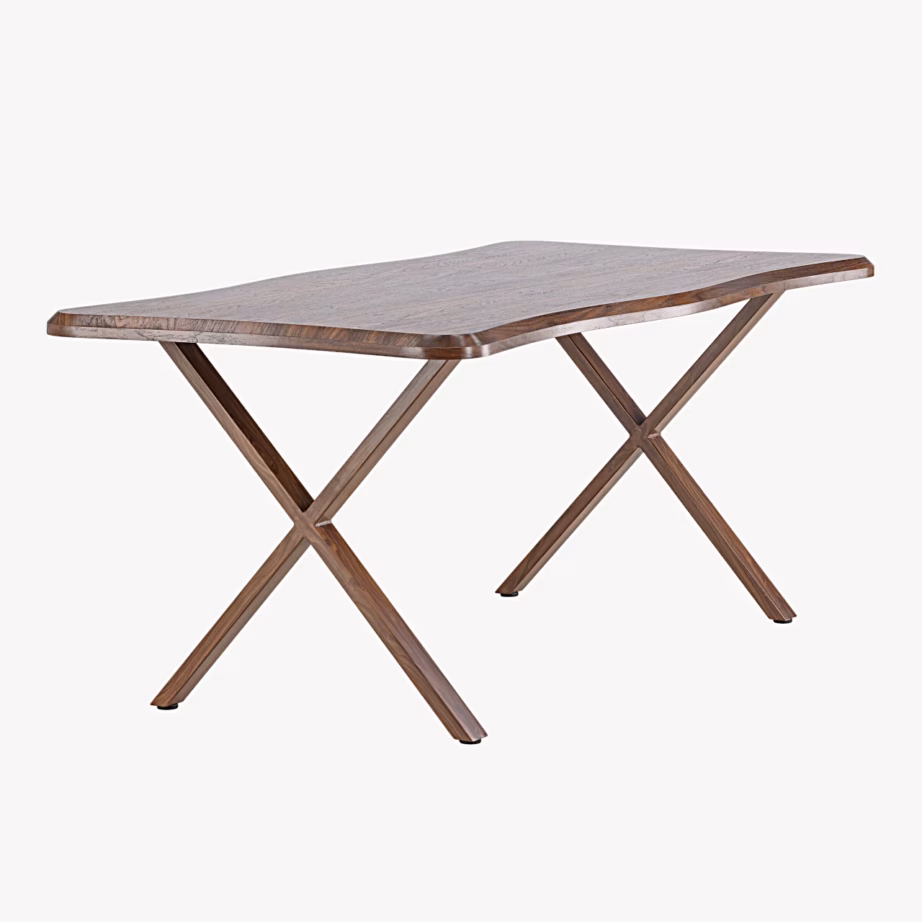 Ristkülikukujuline pähklivärvi söögilaud Fiona 180×90 cm, 62338-444 – 5