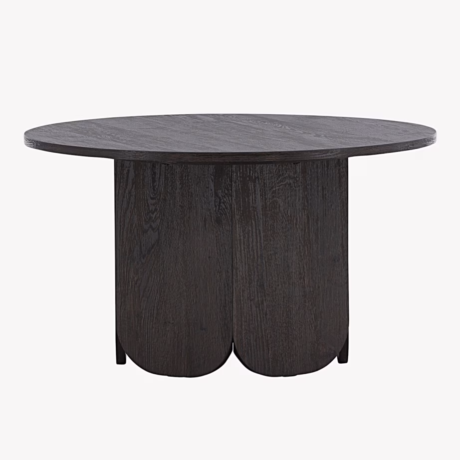 Ümmargune must diivanilaud Tekla ø80 cm, 63363-100 – 3