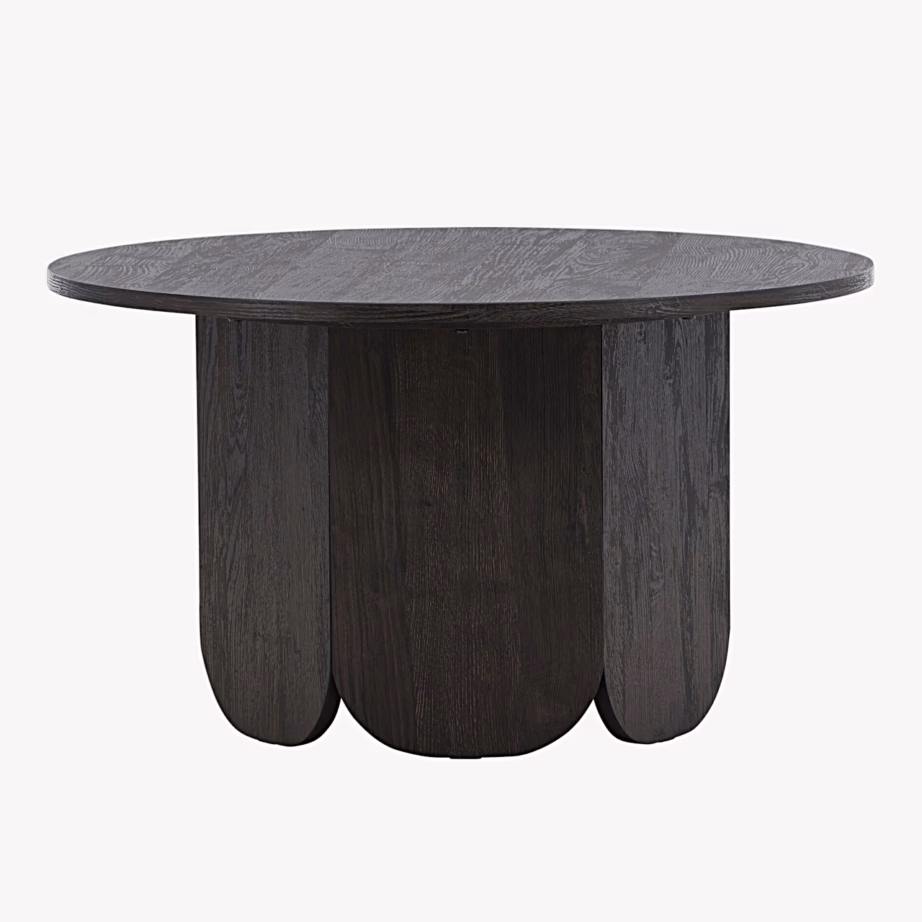 Ümmargune must diivanilaud Tekla ø80 cm, 63363-100 – 4