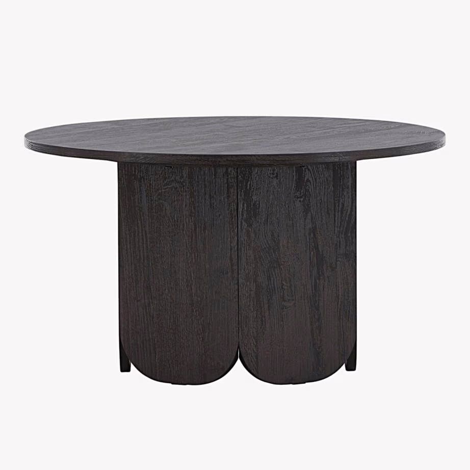 Ümmargune must diivanilaud Tekla ø80 cm, 63363-100 – 5