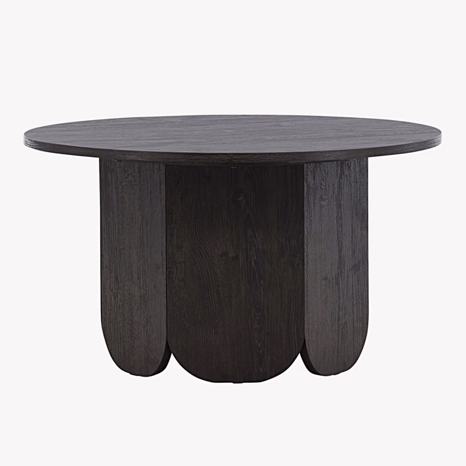 Ümmargune must diivanilaud Tekla ø80 cm, 63363-100 – 6