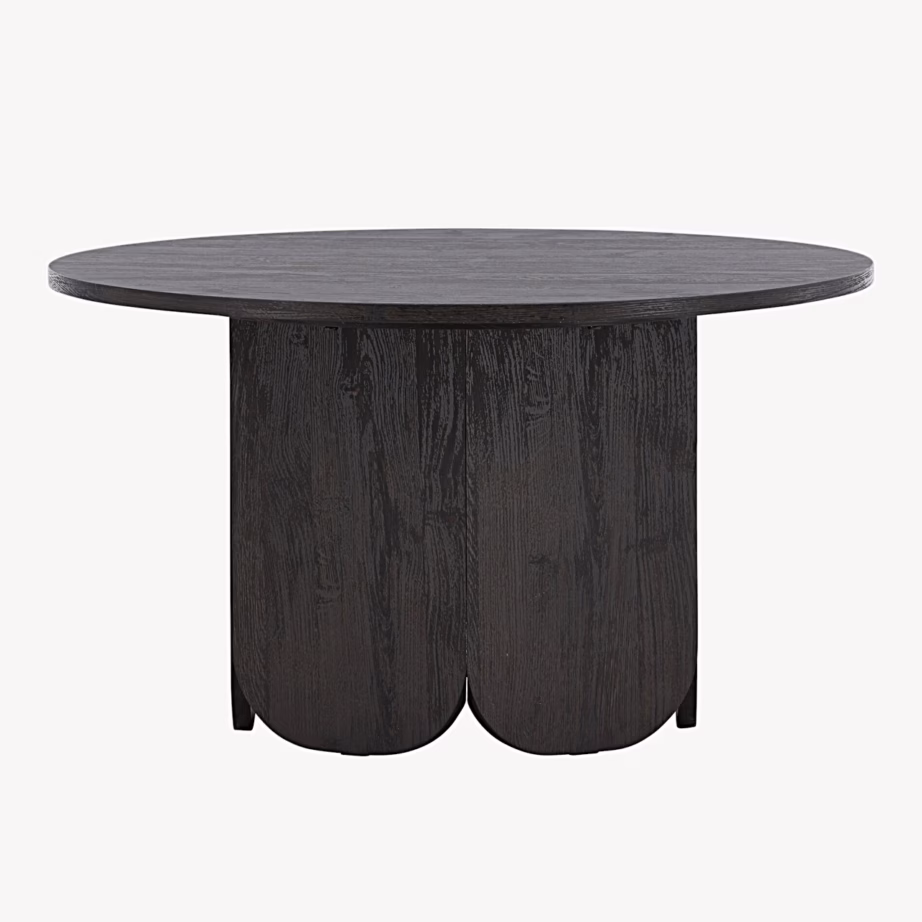 Ümmargune must diivanilaud Tekla ø80 cm, 63363-100 – 7