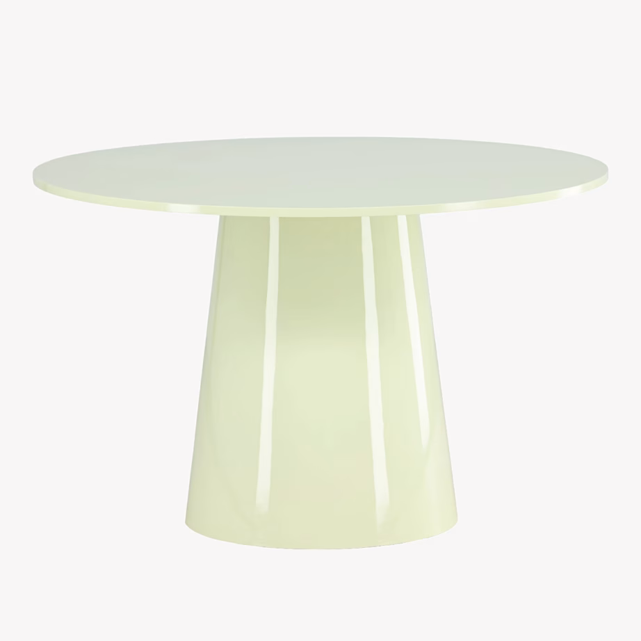 Heleroheline ümmargune söögilaud Lanzo, MDF, Ø120 cm, 63416-600 – 4