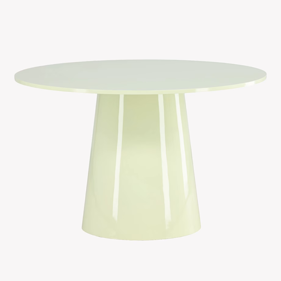 Heleroheline ümmargune söögilaud Lanzo, MDF, Ø120 cm, 63416-600 – 7