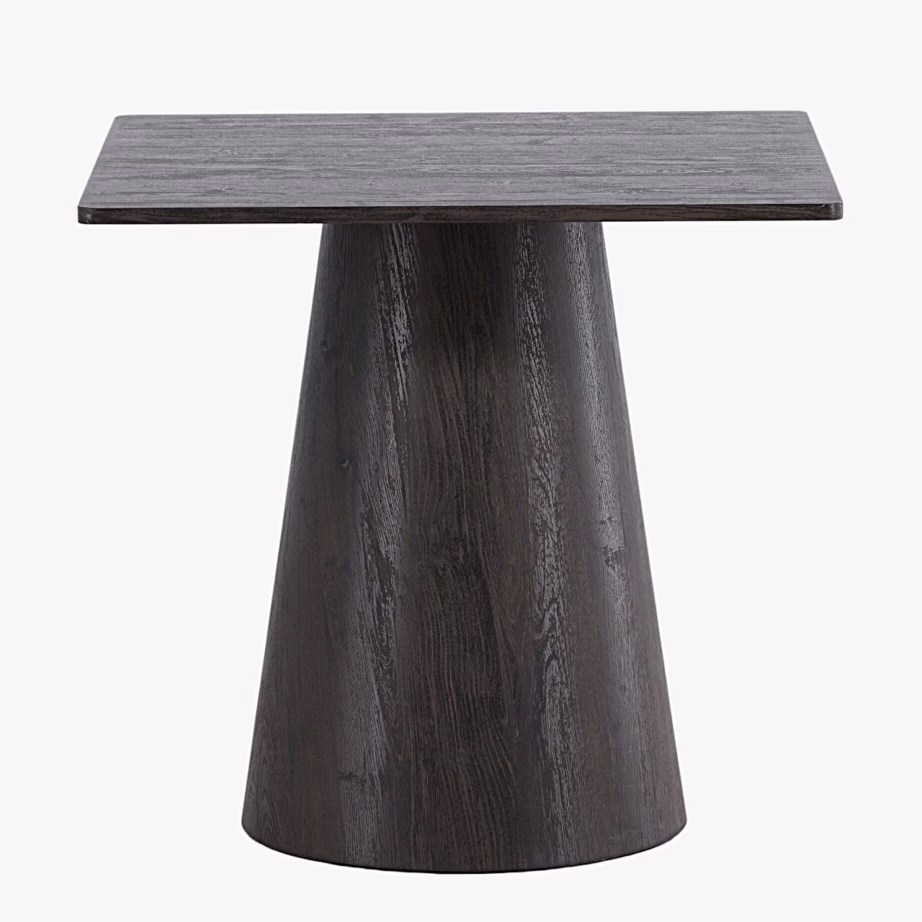 Ruudukujuline mokkatooniga keskjalaga söögilaud Lanzi 80×80 cm, 63417-001 – 4