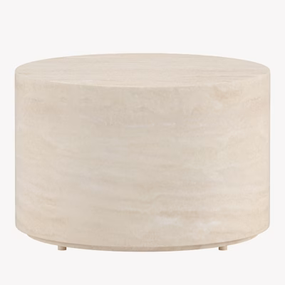 Ümar abilaud Lissabon, beež alumiinium, ø60 cm - 6990-222