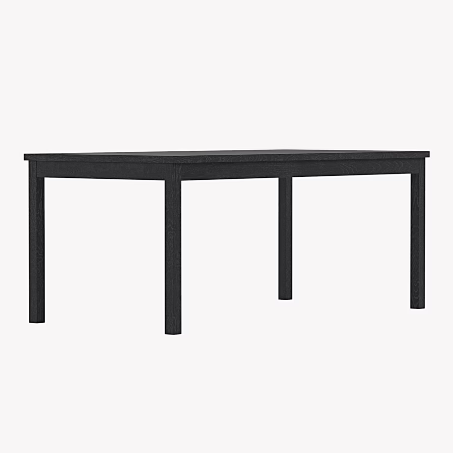 Aiasöögilaud Kenya, must teak, 90×180 cm, 9788-100 – 2
