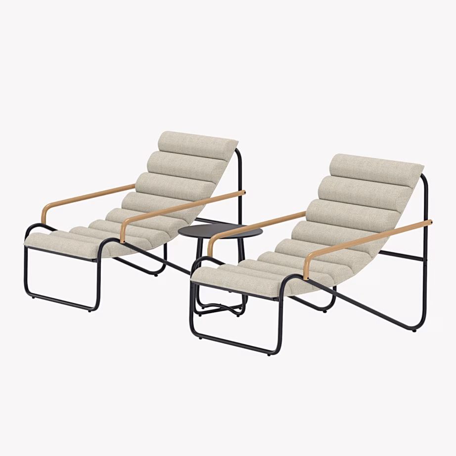 Ithaka õuemööblikomplekt 2 tugitooli ja lauaga, 9896-100 – 3