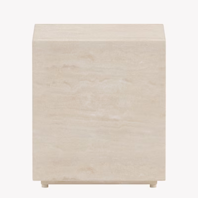 Beež kuupjas välilauake Lissabon 40x40x45 cm - 9915-222