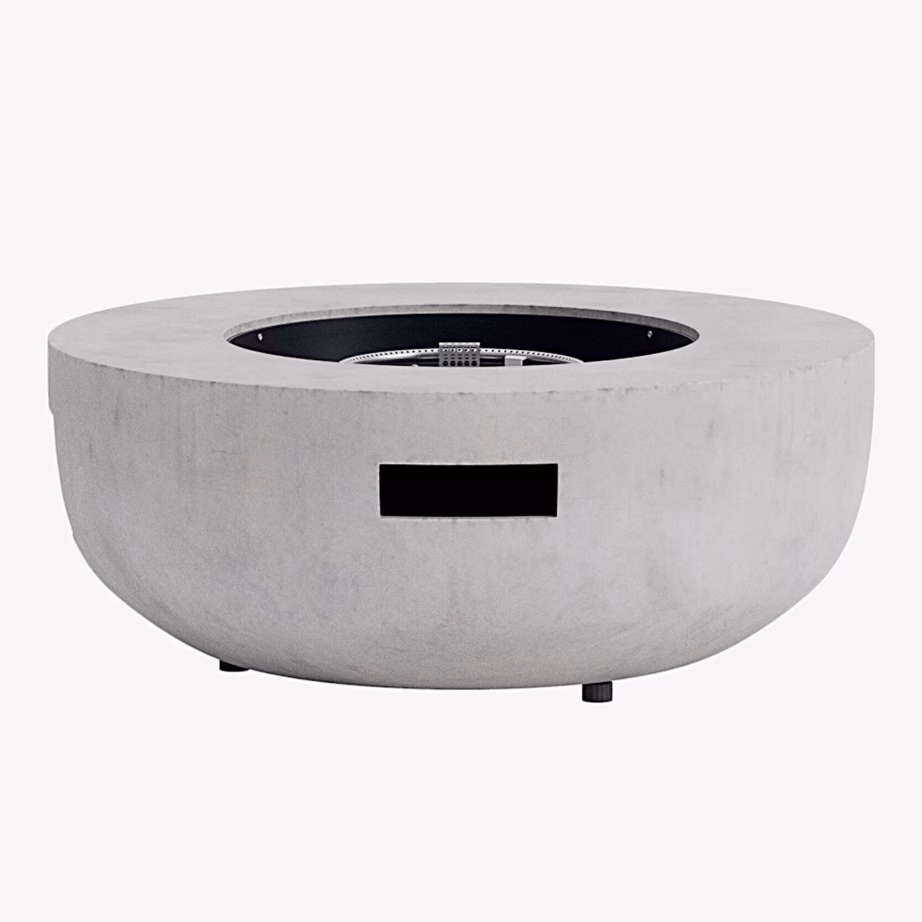 Kea ümmargune hall kiudtsemendist tulease Ø91 cm, 9924-300 – 3