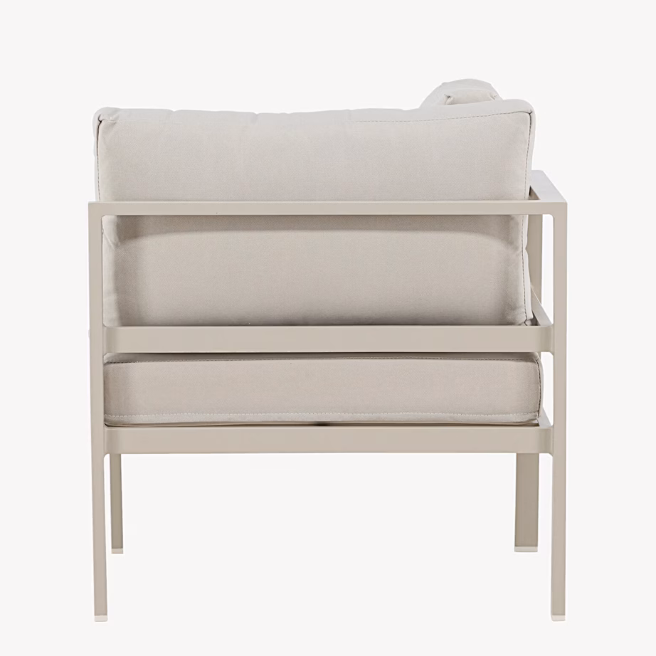 Copacabana beež alumiiniumist õuediivani nurgamoodul, 9927-222 – 7