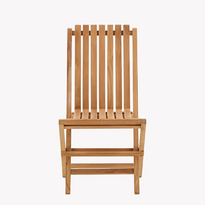 Ghana teak aiatool, liistudega söögitool aeda - 9933-444