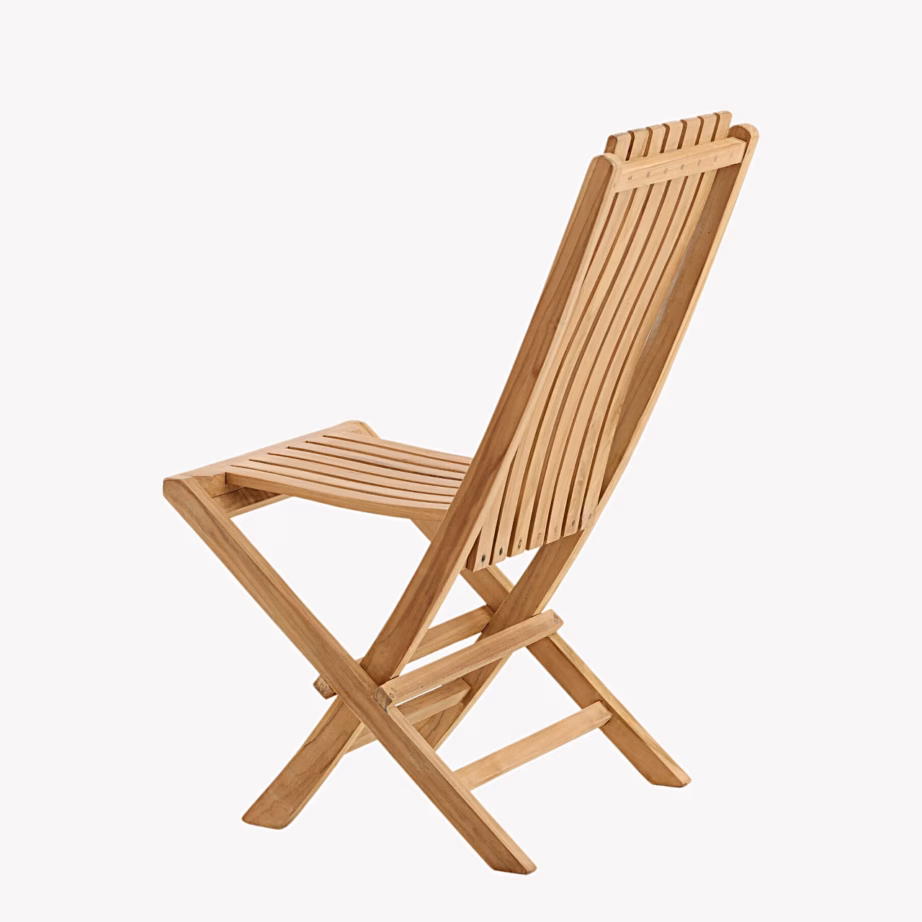 Ghana teak aiatool, liistudega söögitool aeda, 9933-444 – 5