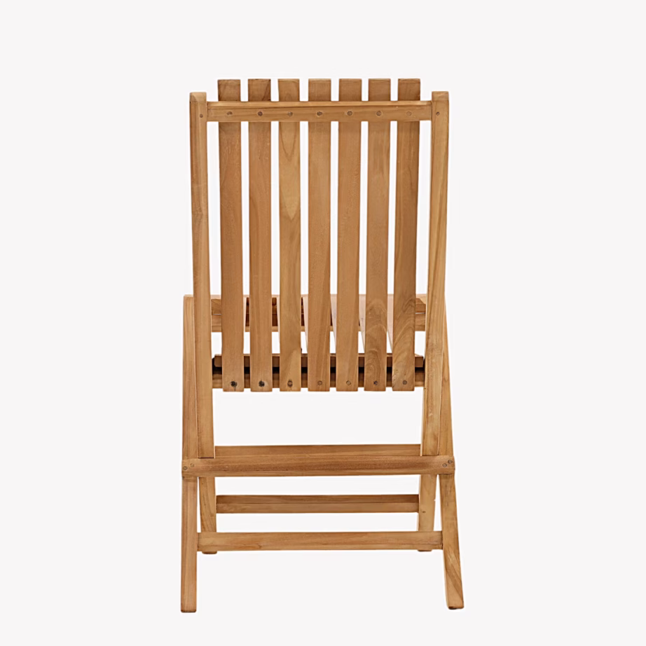 Ghana teak aiatool, liistudega söögitool aeda, 9933-444 – 7