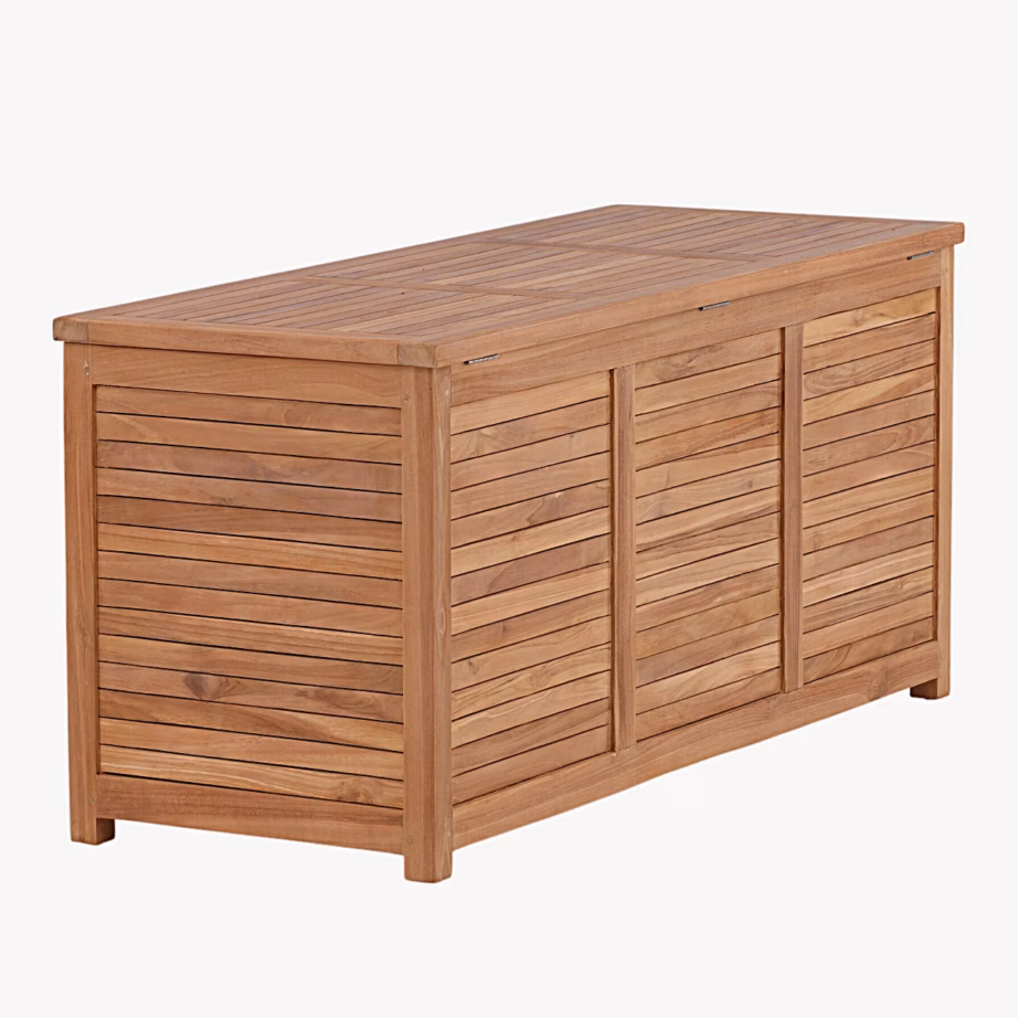 Teakpuidust aiapadjakast Trento, looduslik toon 130x50x60, 9936-444 – 5