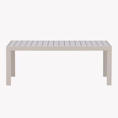 Aia diivanilaud Copacabana, alumiinium, beež, 70×120 cm, 9938-222