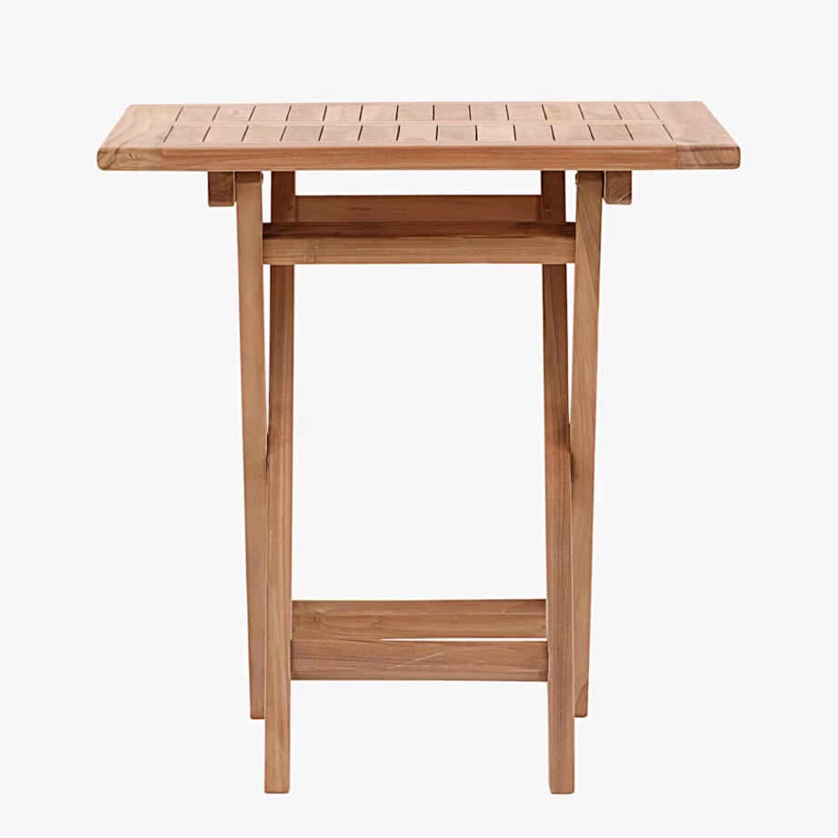 Kenya kokkupandav tiikpuidust aialaud 70×70 cm, 9944-444 – 4