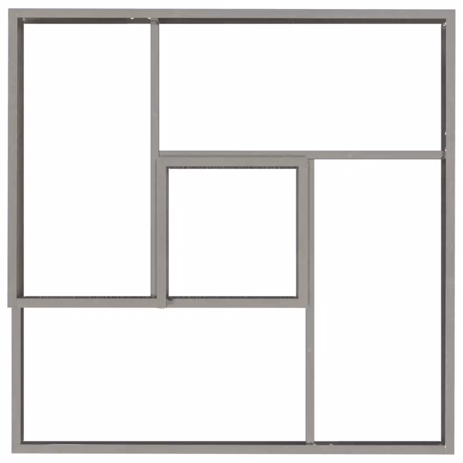 Aia istutuskast tsingitud terasest, hõbedane, 80 x 80 x 50 cm – 8