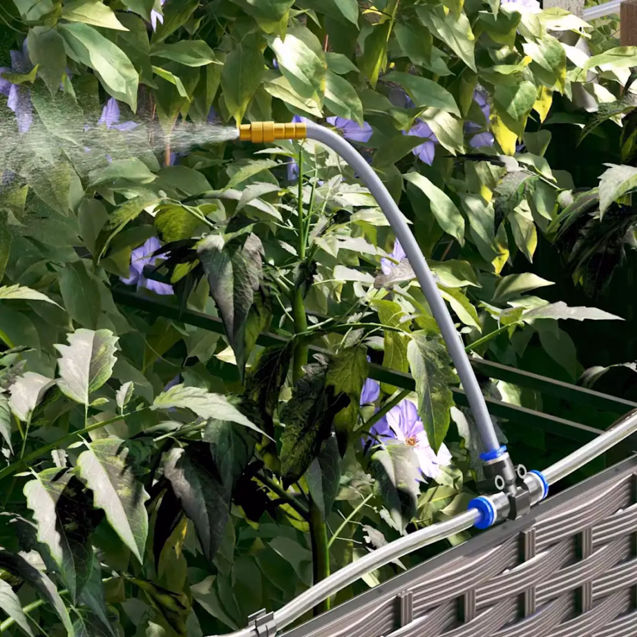 Aia istutuskastid kastmissüsteemiga, 4 tk, pruun teras, 160 x 40 x 22 cm – 5