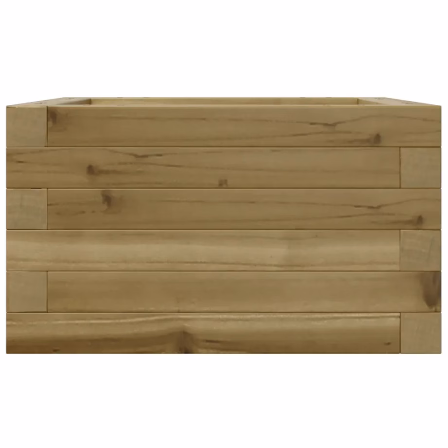 Aia taimekast immutatud männipuidust, 40 x 40 x 23 cm, pruun – 5