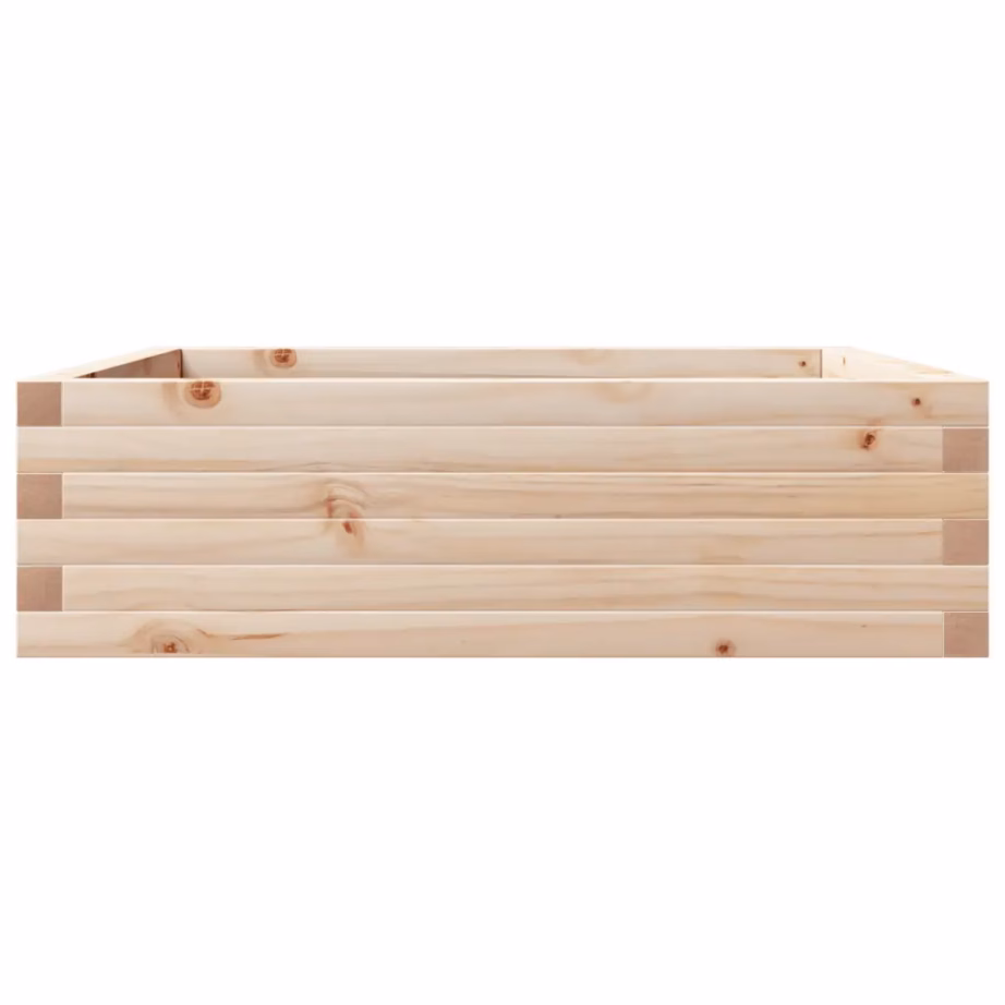 Aia taimekast töötlemata männipuidust, 80 x 80 x 23 cm – 5
