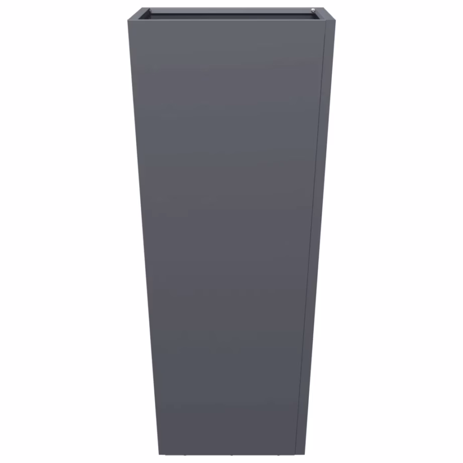 Aia taimekastid põhjaga, 2 tk, antratsiithall külmvaltsitud teras, 35 x 35 x 75 cm – 7