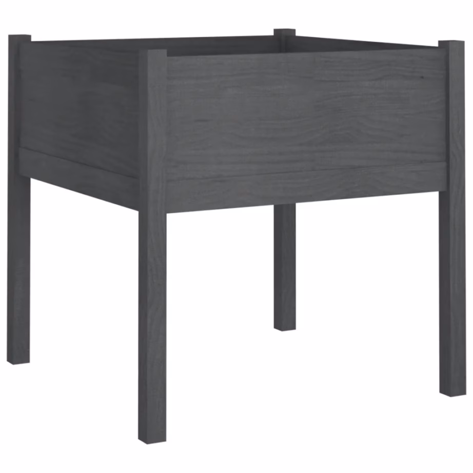 Aia taimekastid, 2 tk, hall männipuit, 70 x 70 x 70 cm – 4