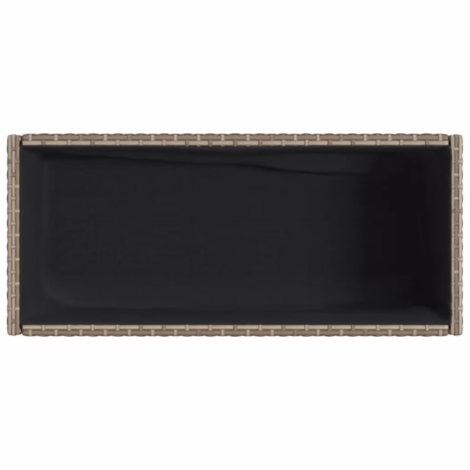 Aia taimekastid riiuliga, 2 tk, hall polürotang, 70 x 28 x 70 cm – 9