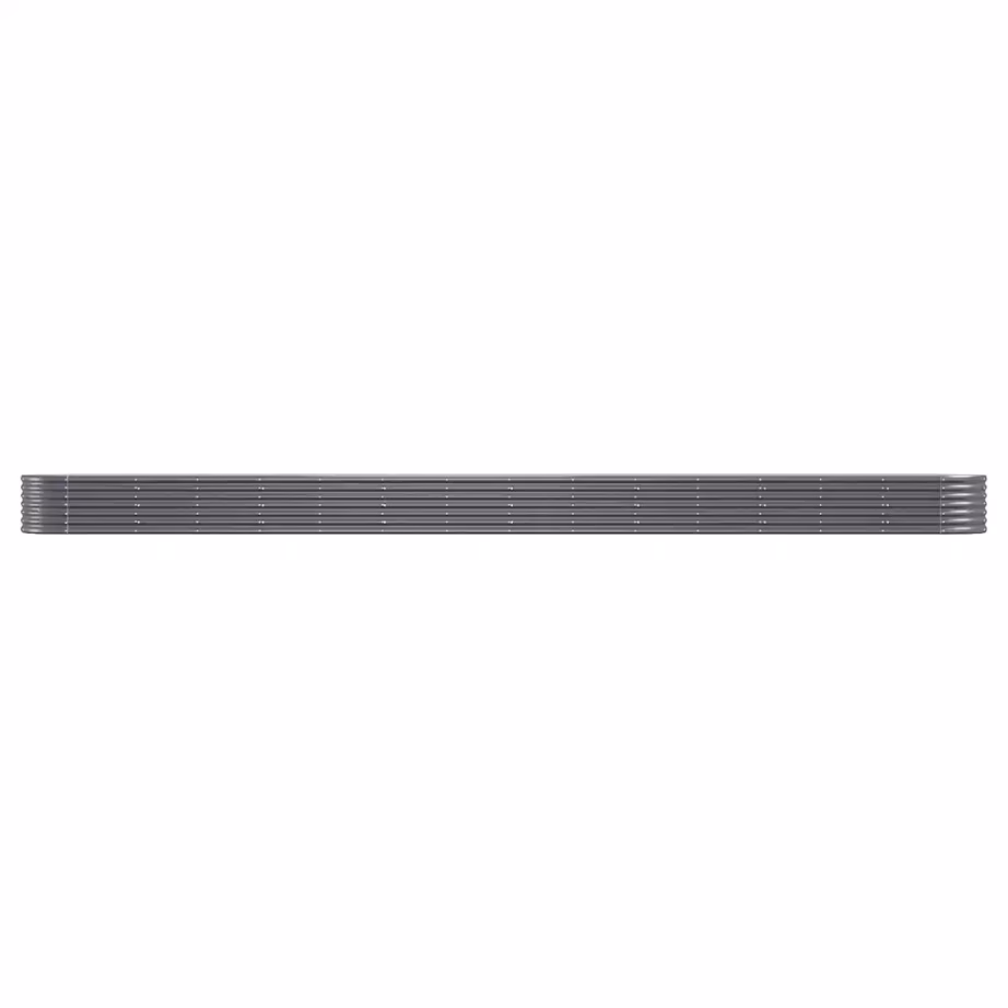 Aia taimelava ovaalse kujuga, galvaniseeritud teras, antratsiithall, 620 x 80 x 36 cm – 3