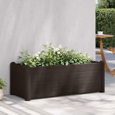 Aia taimelava mocha pruun PP, 80 l, 100 x 43 x 35 cm