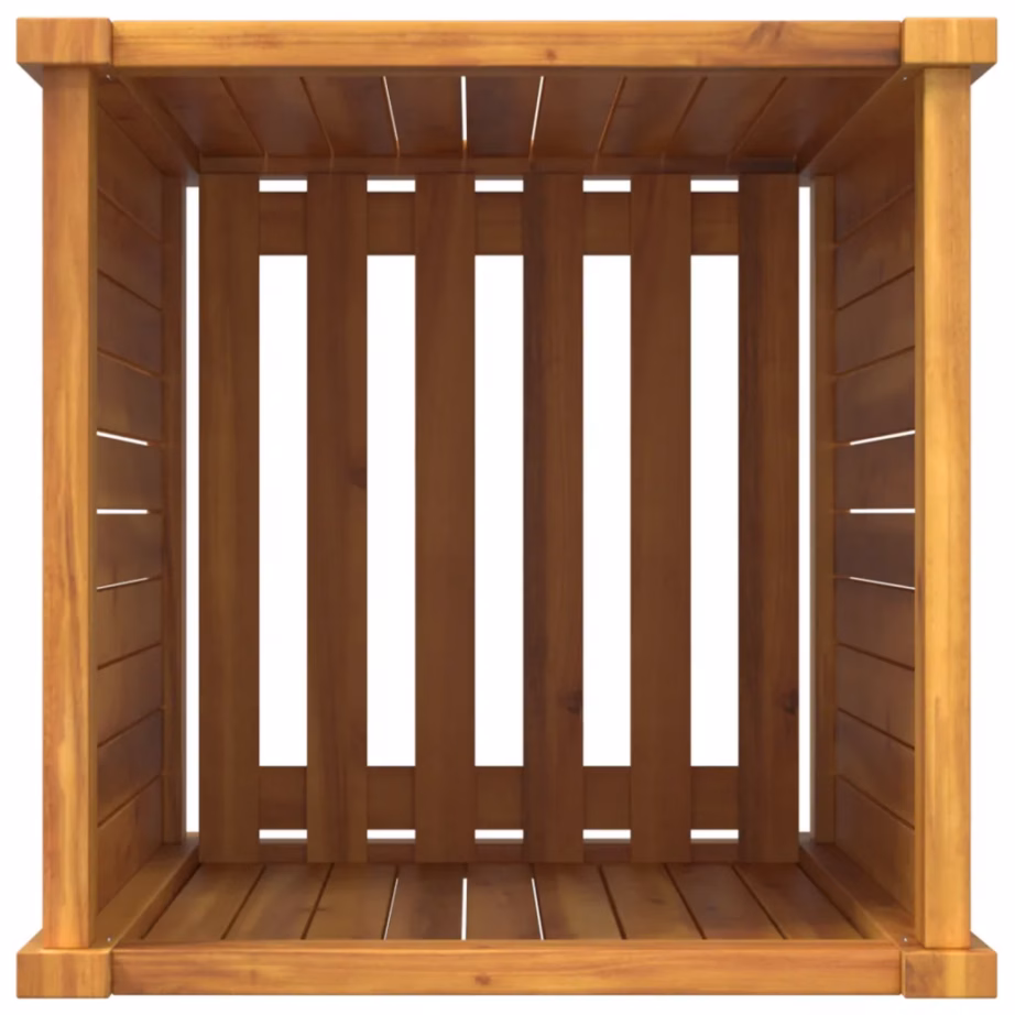 Voodriga akaatsiapuidust taimekast, 42 x 42 x 75 cm – 8