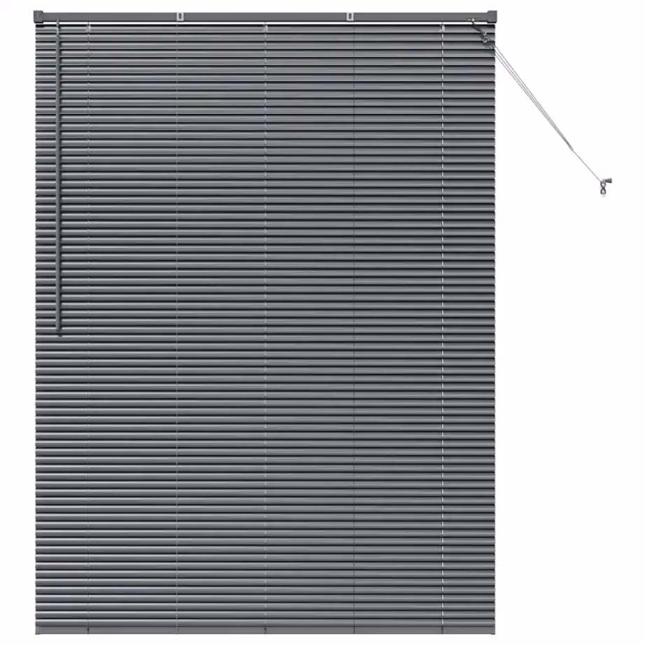 Veneetsia ruloo tumehall alumiinium, 175 x 130 cm – 2