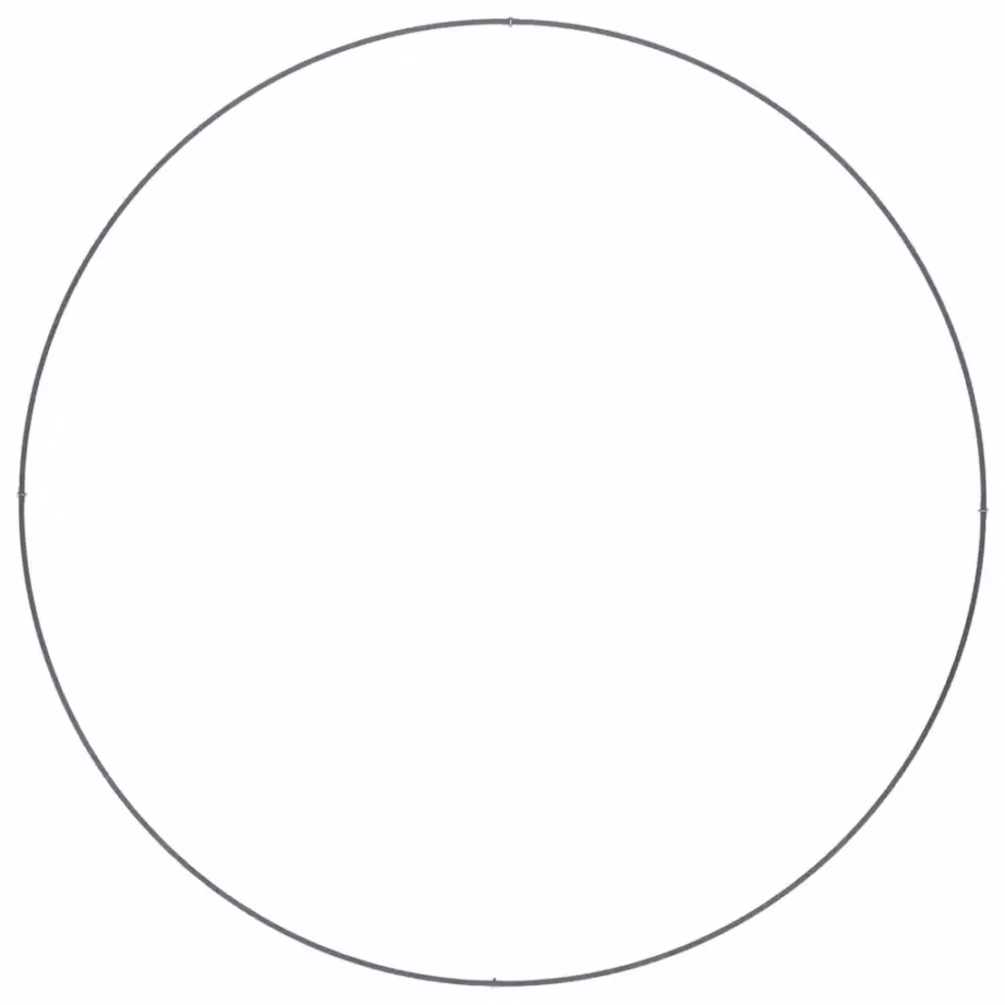 Istiku rõngas aiapeenrale, antratsiit, külmvaltsitud teras, 120 x 120 x 20 cm – 6