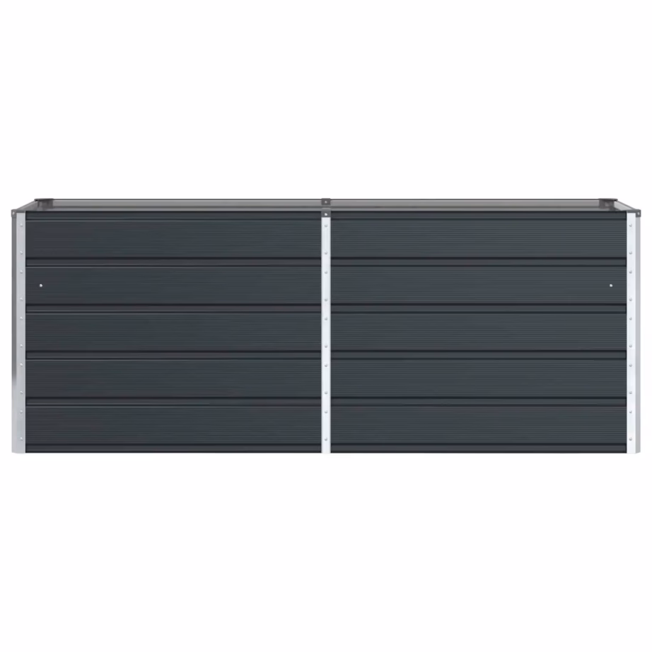 Suur tsingitud terasest taimekast, antratsiit, 480 x 50 x 45 cm – 4