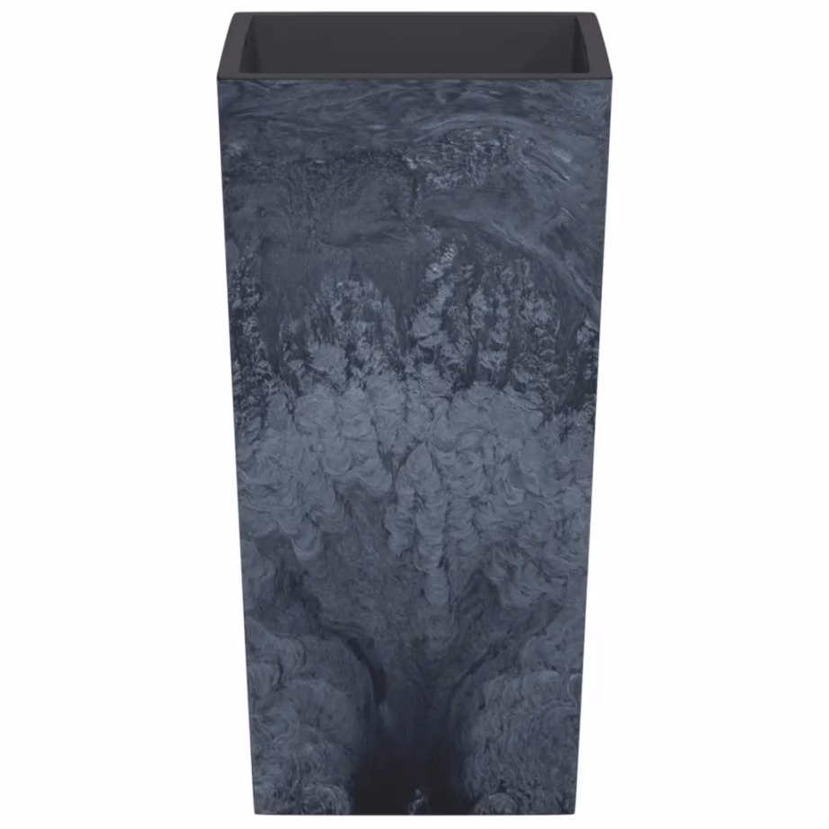 Kõrge taimekast eemaldatava sisekastiga, betooni välimusega, antratsiithall, 49 l, PP, 32,5 x 32,5 x 61 cm – 4