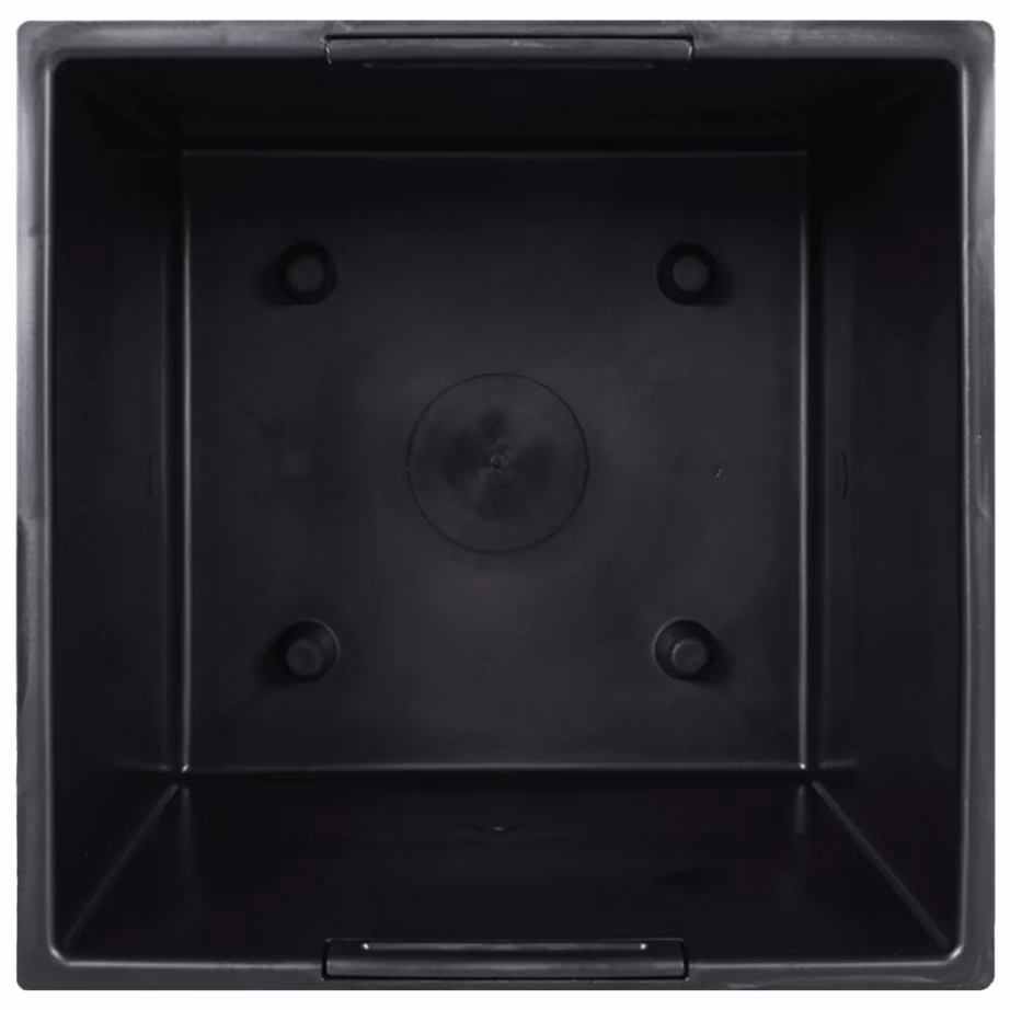 Kõrge taimekast eemaldatava sisekastiga, betooni välimusega, antratsiithall, 49 l, PP, 32,5 x 32,5 x 61 cm – 5