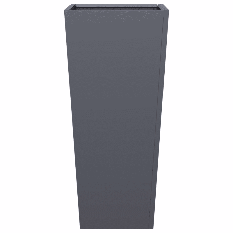 Antratsiithall aia taimekast põhjaga, külmvaltsitud teras, 35 x 35 x 75 cm – 4