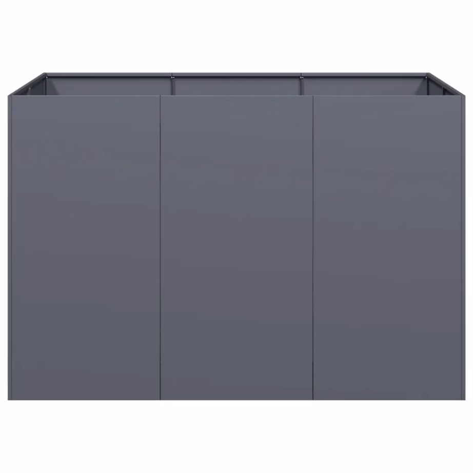 Antratsiithall külmvaltsitud terasest taimekast avatud põhjaga, 120 x 80 x 80 cm – 4