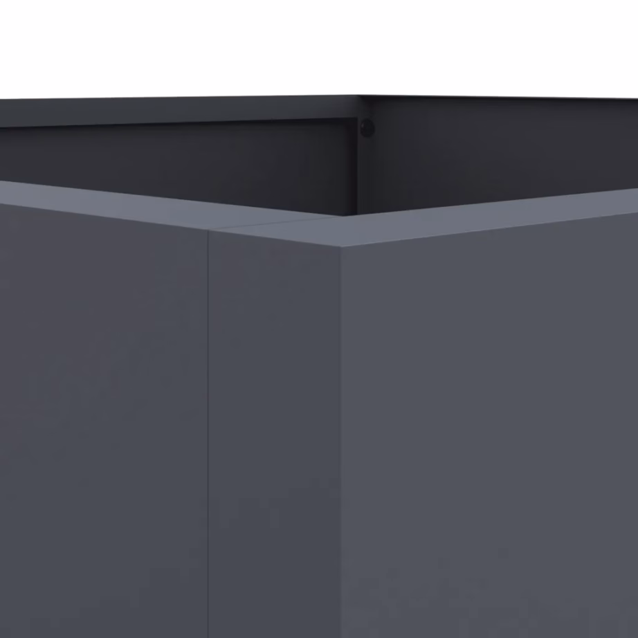 Antratsiithall külmvaltsitud terasest taimekast, 52 x 48 x 75 cm – 7