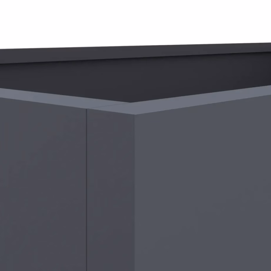 Antratsiithall terasest taimekast, külmvaltsitud teras, 62 x 30 x 29 cm – 8
