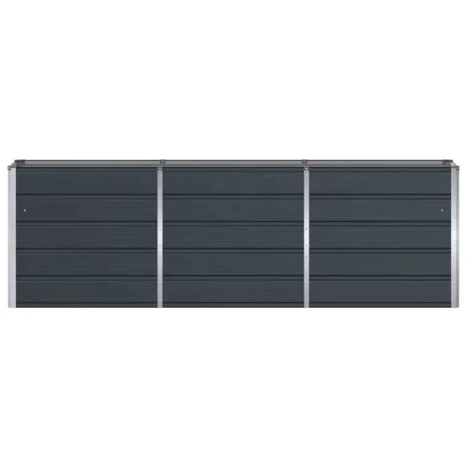 Antratsiitne terasest taimekast, 240 x 40 x 75 cm – 4