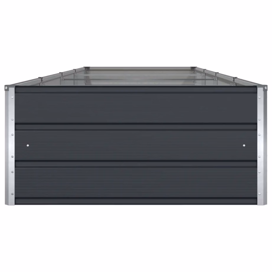 Antratsiitne tsingitud terasest taimekast, 385 x 100 x 45 cm – 6