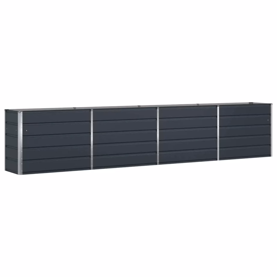 Antratsiitne taimekast kuumtsingitud terasest, 480 x 50 x 45 cm – 2