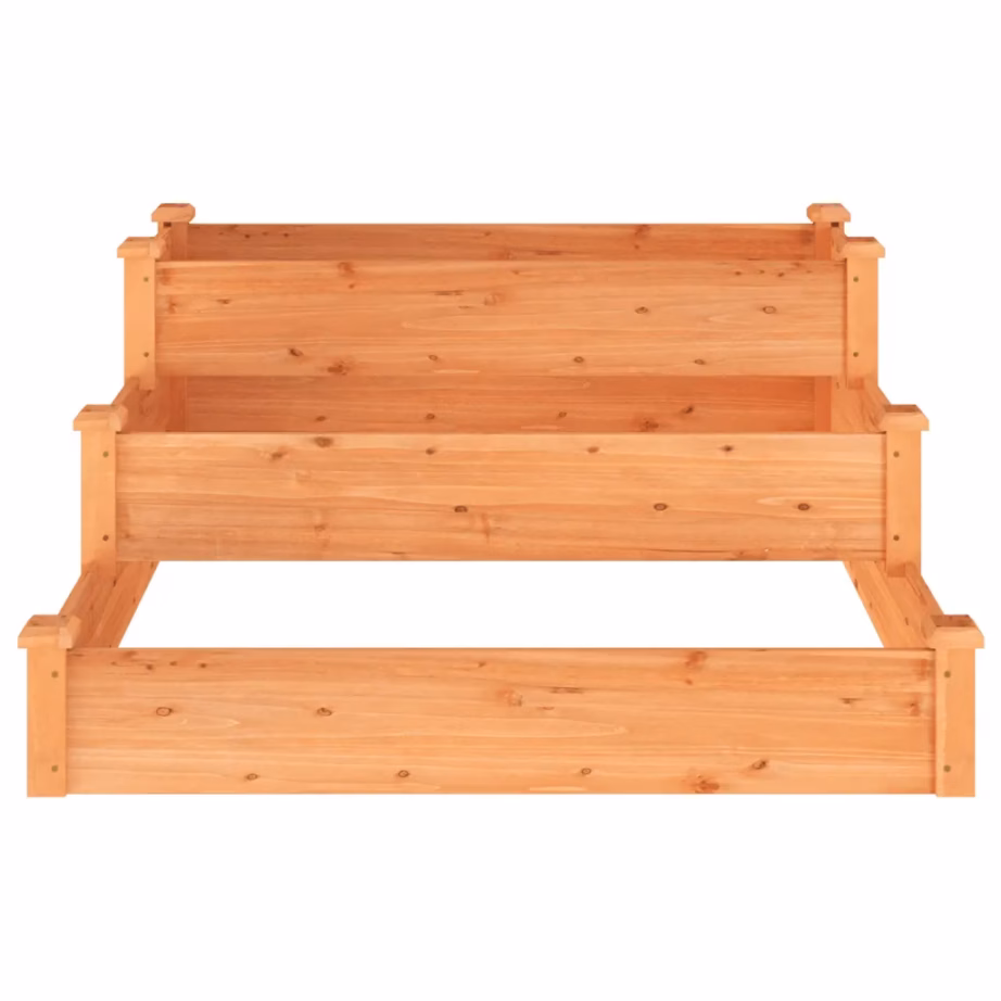 Astmeline aia taimelava avatud põhjaga, pruun nulupuit, 120 x 120 x 56 cm – 4